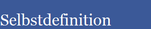 Selbstdefinition